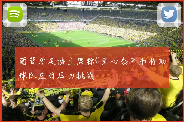 葡萄牙足协主席称C罗心态平和将助球队应对压力挑战